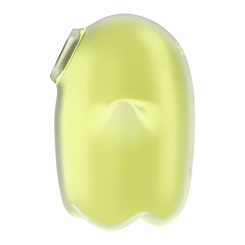 Вакуумний кліторальний стимулятор Satisfyer Glowing Ghost Yellow, світиться в темряві