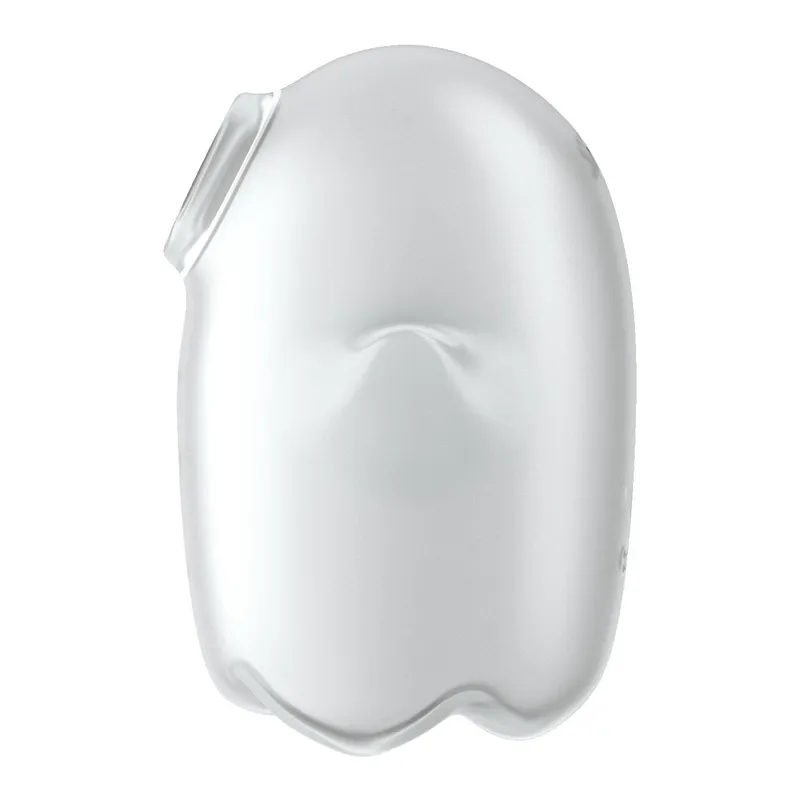 Вакуумний кліторальний стимулятор Satisfyer Glowing Ghost White, світиться в темряві
