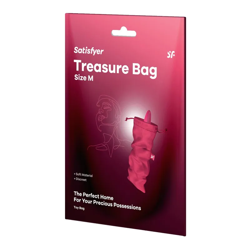 Мішечок для секс-іграшок Satisfyer Treasure Bag M на шнурку