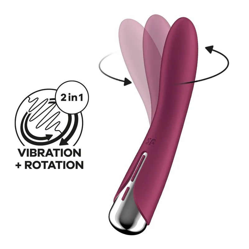 Вібратор точки G з обертанням Satisfyer Spinning Vibe 1, 2 мотори