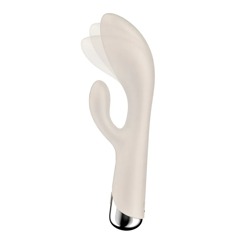 Вібратор-кролик з ротацією Satisfyer Spinning Rabbit 1 Beige