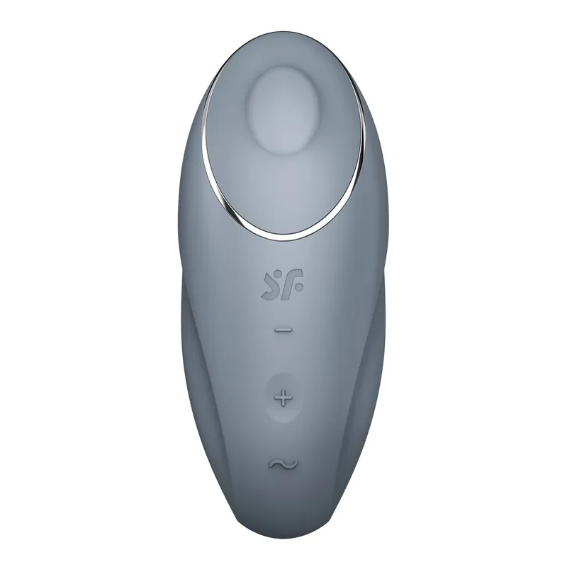 Вібростимулятор-пульсатор Satisfyer Tap & Climax 1 Bluegrey, 2 мотори