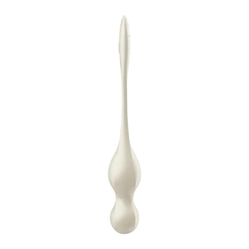 Вагінальні смарт-кульки з вібрацією Satisfyer Love Birds 1 Connect App White, 78 г