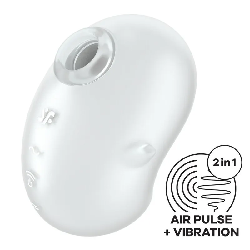 Вакуумний кліторальний стимулятор Satisfyer Cutie Ghost White