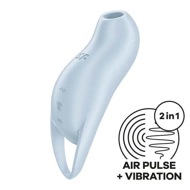 Вакуумний кліторальний стимулятор Satisfyer Pocket Pro 1 Blue
