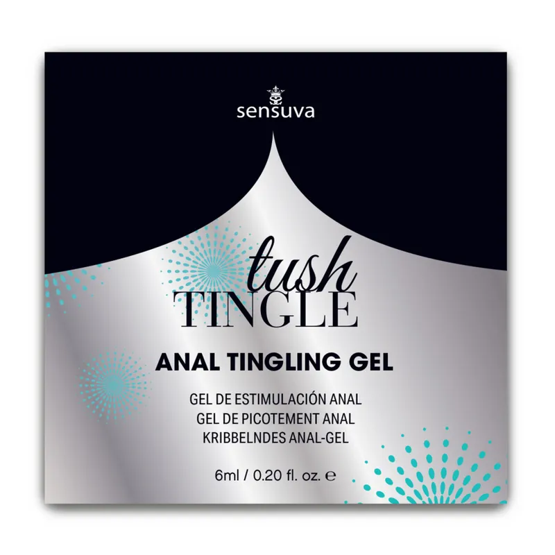 Пробник стимулюючого анального гелю Sensuva — Tush Tingle, 6 мл