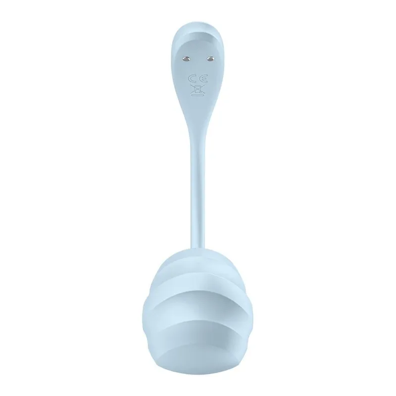 Смарт-віброяйце Satisfyer Smooth Petal Light Blue
