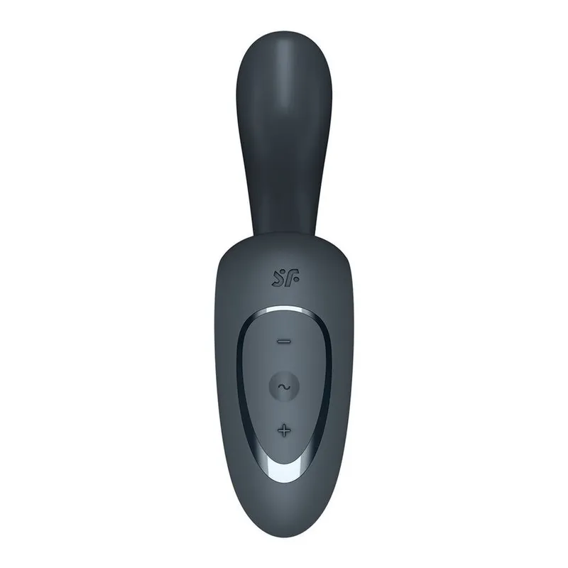 Вагінально-кліторальний вібратор Satisfyer G for Goddess 1 Dark Grey, 2 мотори