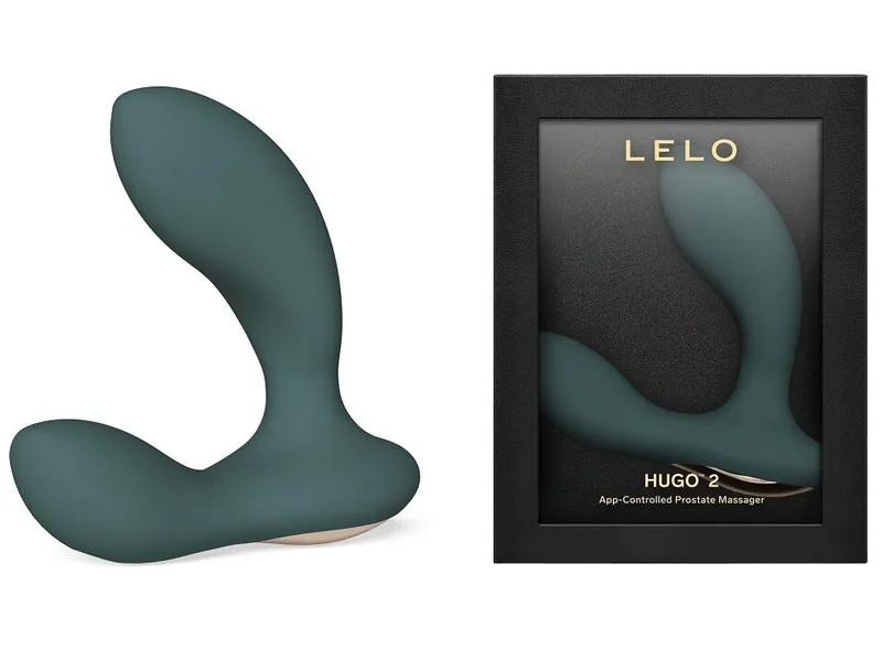Смарт-масажер простати LELO Hugo 2 Green, 2 мотори