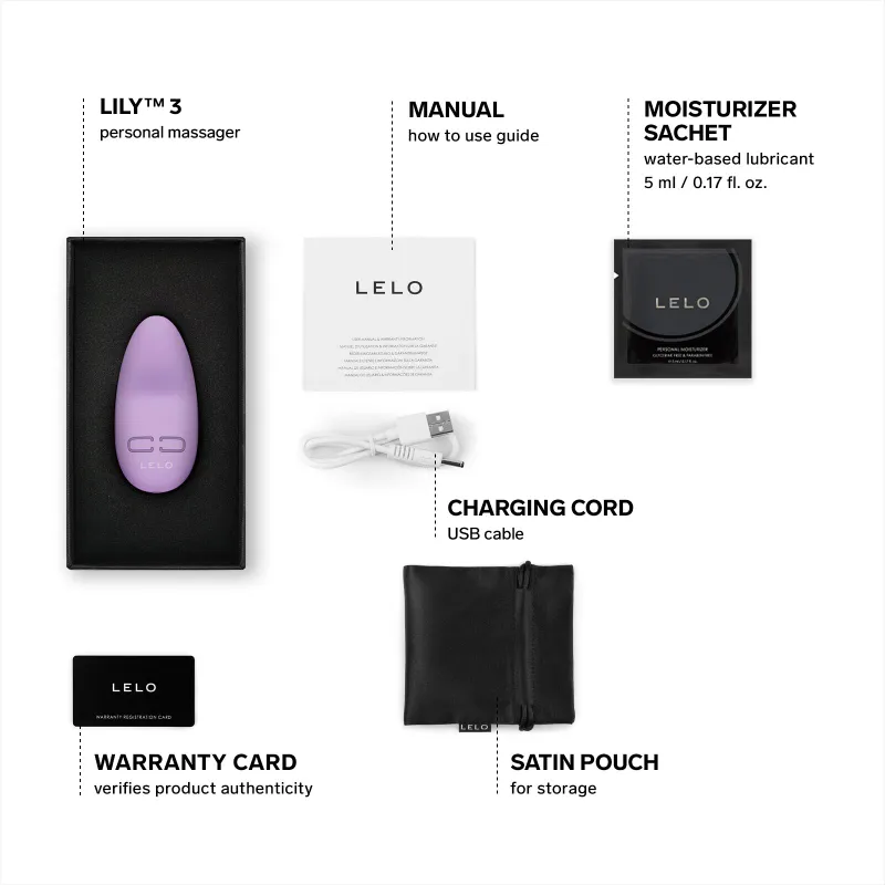 Мінівібратор для клітора LELO Lily 3 Calm Lavender