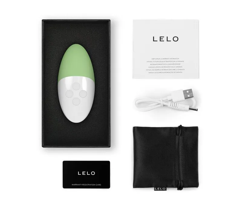 Кліторальний вібратор LELO SIRI 3 Green, музичний режим без смартфона