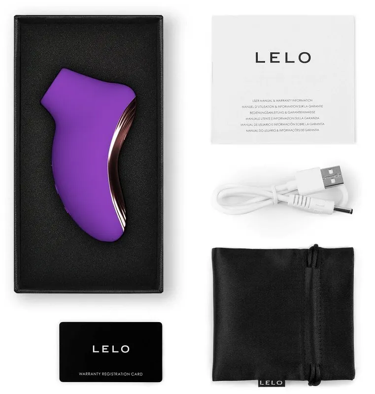 Звуковий стимулятор клітора LELO SONA 2 Travel Purple, 12 режимів