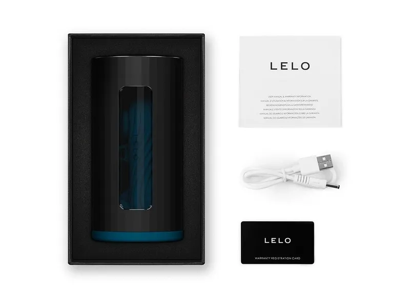 Смарт-мастурбатор LELO F1S V3 Teal, 2 мотори, 8 режимів