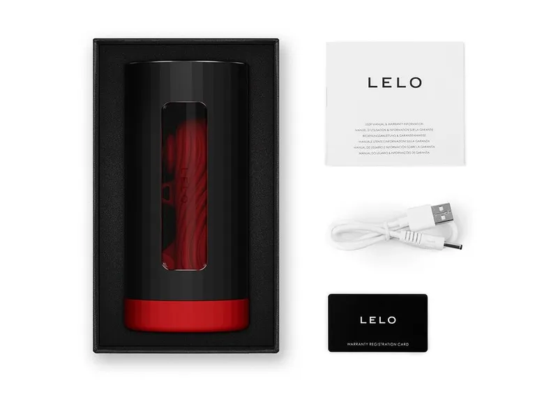 Смарт-мастурбатор LELO F1S V3 XL Red, 2 мотори, 8 режимів