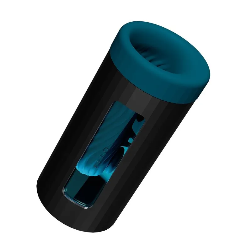 Смарт-мастурбатор LELO F1S V3 XL Teal, 2 мотори, 8 режимів