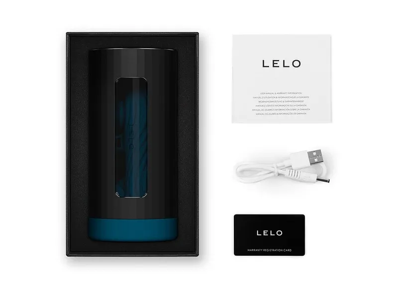 Смарт-мастурбатор LELO F1S V3 XL Teal, 2 мотори, 8 режимів