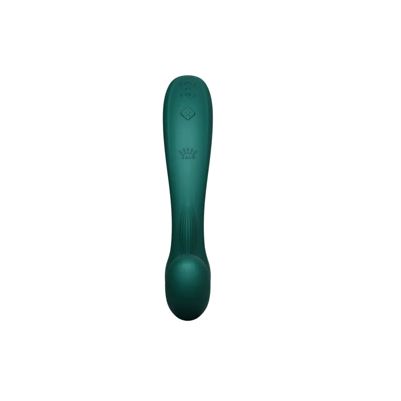 Вібратор-пульсатор Zalo – Talis G-Spot PulseWave Vibrator Turquoise Green з вакуумною насадкою