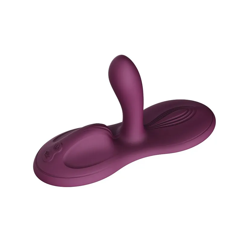 Sit-on-top смарт-вібратор Zalo Flora Smart Vibrating Pad Velvet Purple, 9 моторів