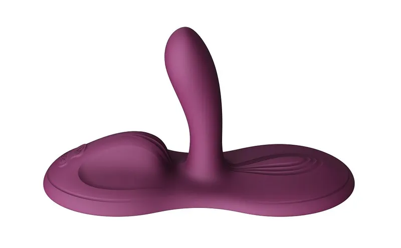 Sit-on-top смарт-вібратор Zalo Flora Smart Vibrating Pad Velvet Purple, 9 моторів
