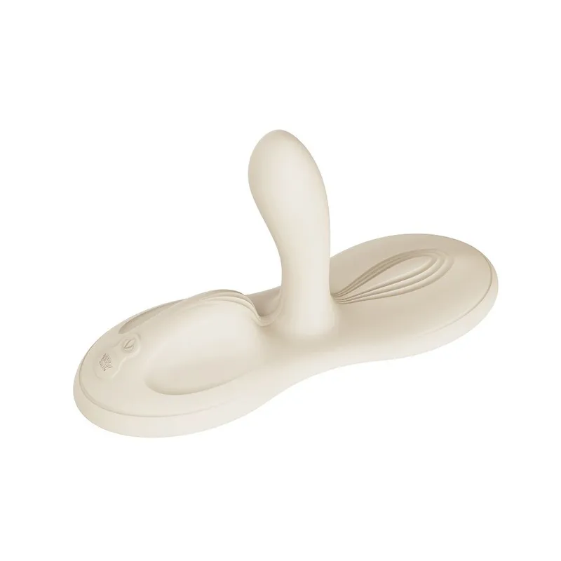 Sit-on-top смарт-вібратор Zalo Flora Smart Vibrating Pad, Ivory White, 9 моторів
