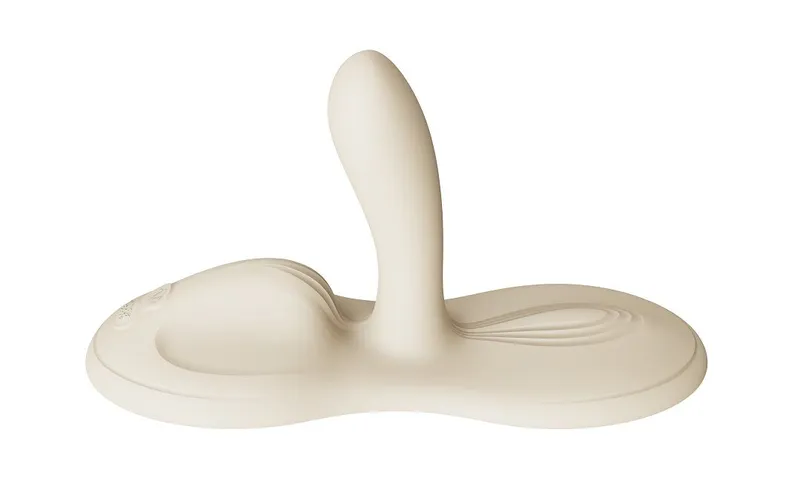 Sit-on-top смарт-вібратор Zalo Flora Smart Vibrating Pad, Ivory White, 9 моторів