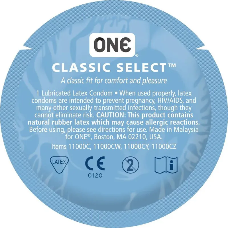 Набір презервативів ONE Classic Select MSM Collection, 100 шт, тубус