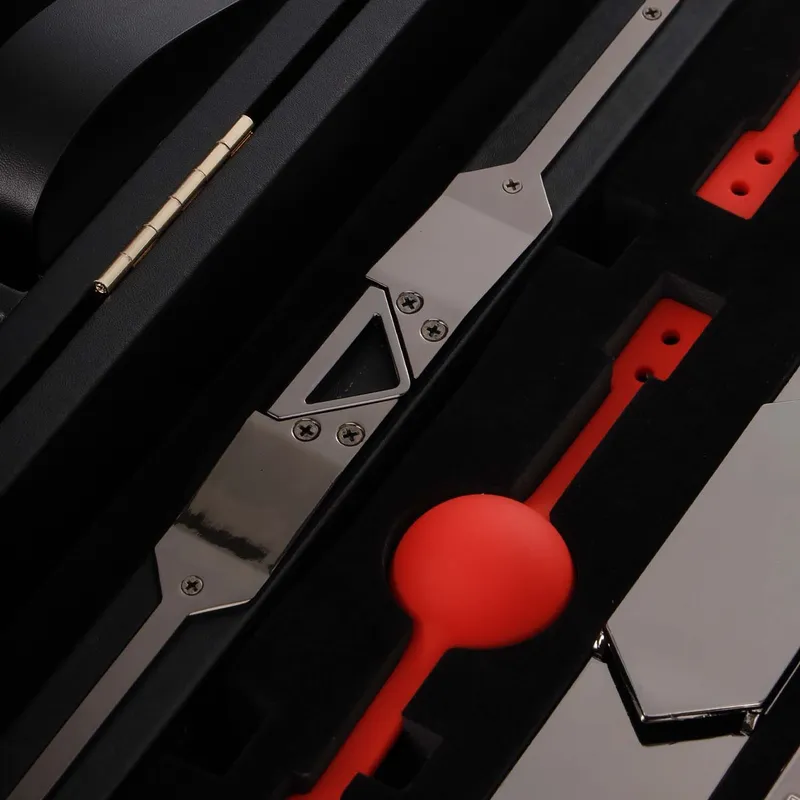 БДСМ-набір LOCKINK All-in-1 BDSM Play Kit, чорний, шкіряні ремені та аксесуари