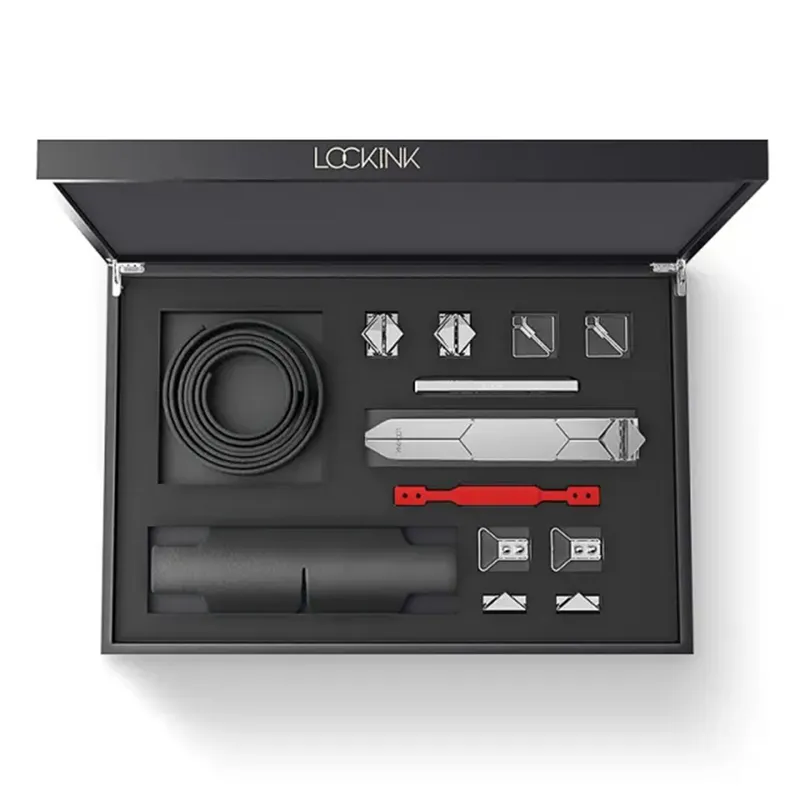 БДСМ-набір LOCKINK Teasing & Impact-Play Set, чорний, маска, кляп, затискачі, тиклер, шльопалка