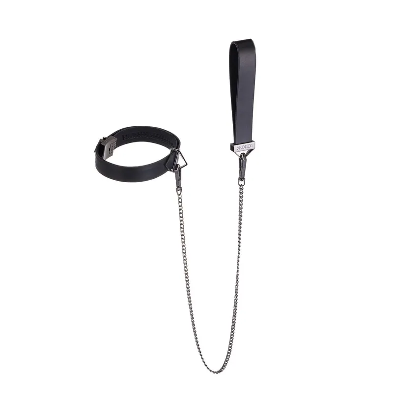 Набір для бондажу LOCKINK 8-Bondage-Straps Restraint Set, чорний, 8 ременів зі шкіри