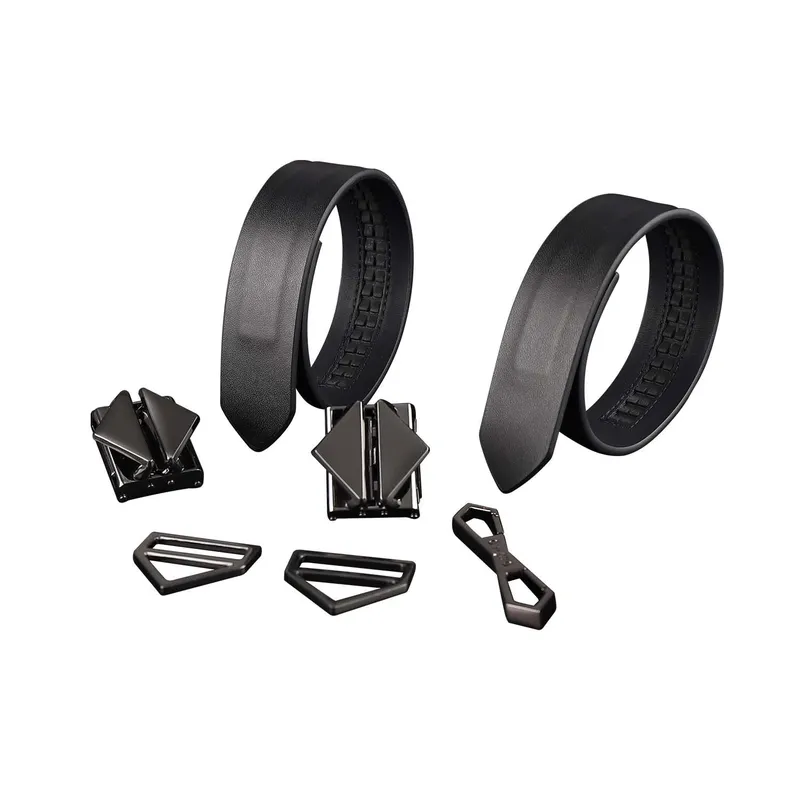 Фіксатори для рук і ніг LOCKINK Wristcuffs/Anklecuffs, чорні, натуральна шкіра