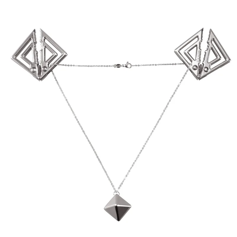 Затискачі для сосків LOCKINK Adjustable Nipple Clamps with Heavy Pendant, під срібло