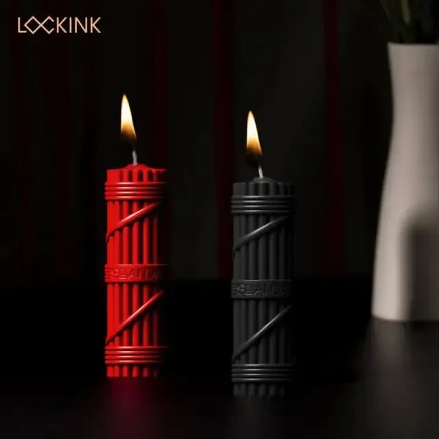 БДСМ-свічки LOCKINK SEVANDA Fetish Drip Candles Set, 2 шт, низькотемпературні