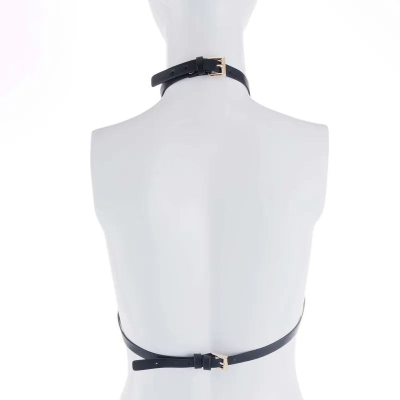 Портупея на грудь LOCKINK SEVANDA Queen Chest Harness with Removable Bra, чорна