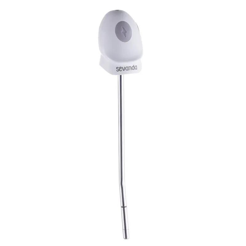 Уретральний зонд LOCKINK SEVANDA Vibrating & E-stim Metal Urethral Sounding White