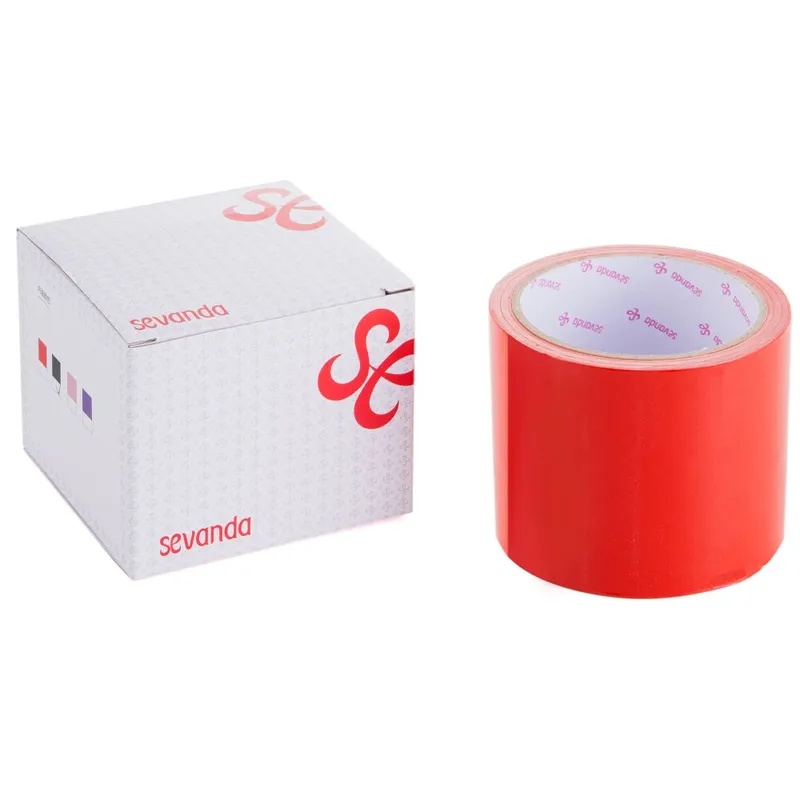 Скотч для бондажу LOCKINK SEVANDA Electrostatic Tape, червоний, 16 м