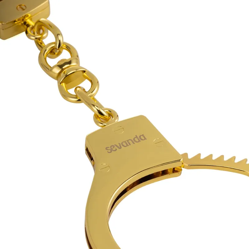 Наручники LOCKINK Pretty-sub Handcuffs, золотисті, металеві