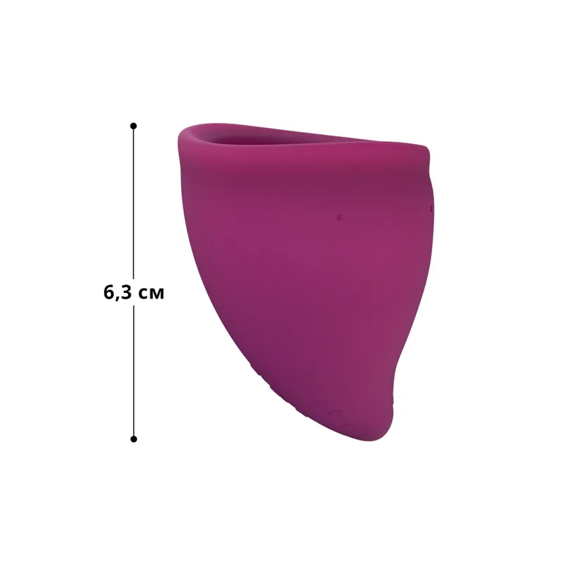 Менструальна чаша Fun Factory FUN CUP SIZE B, бордова, 4,3 см, 30 мл