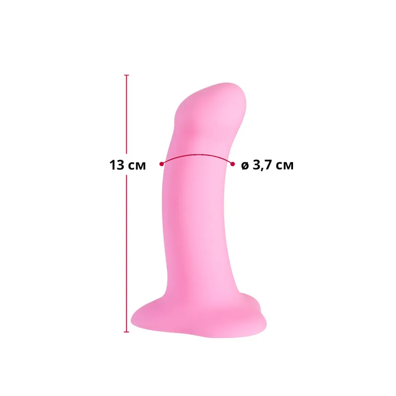 Фалоімітатор Fun Factory AMOR, рожевий, довжина 14,6 см, діаметр 3,7 см