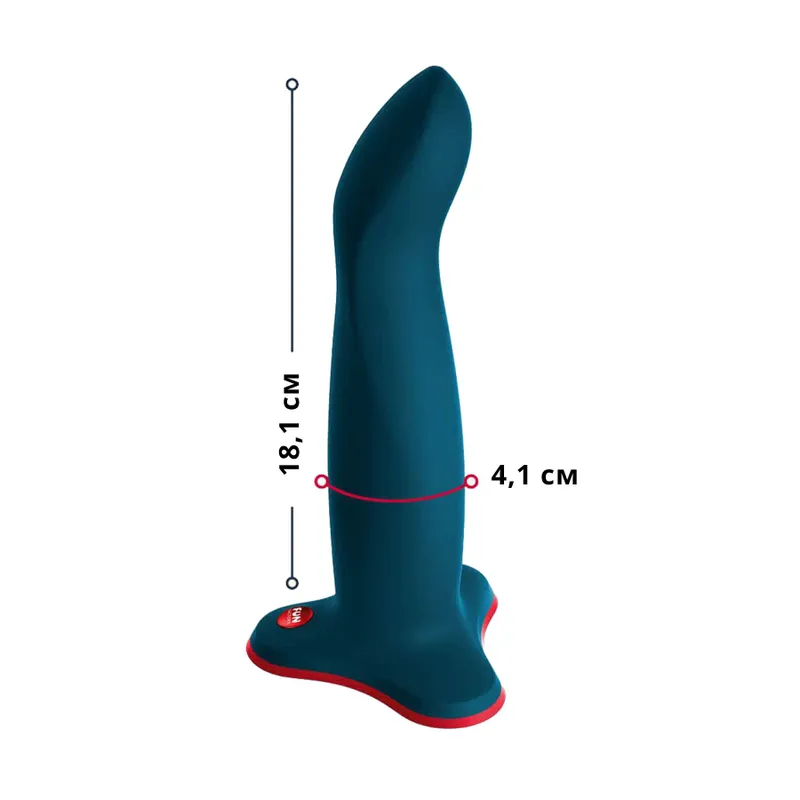 Фалоімітатор Fun Factory LIMBA FLEX L, колір морської хвилі