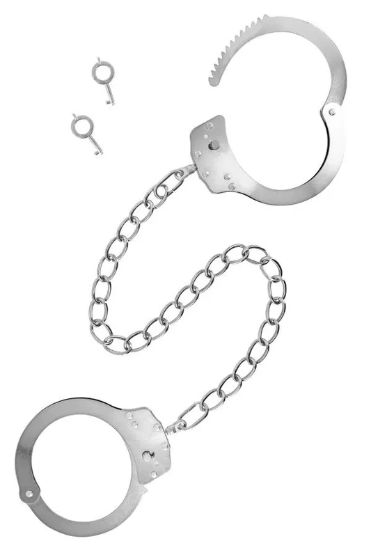 Металеві поножі Fetish Tentation Adjustable metal ankle cuffs