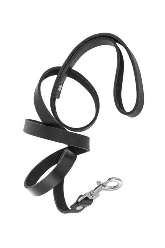 Нашийник з повідцем Fetish Tentation Premium Patent Leather Choker & Leash