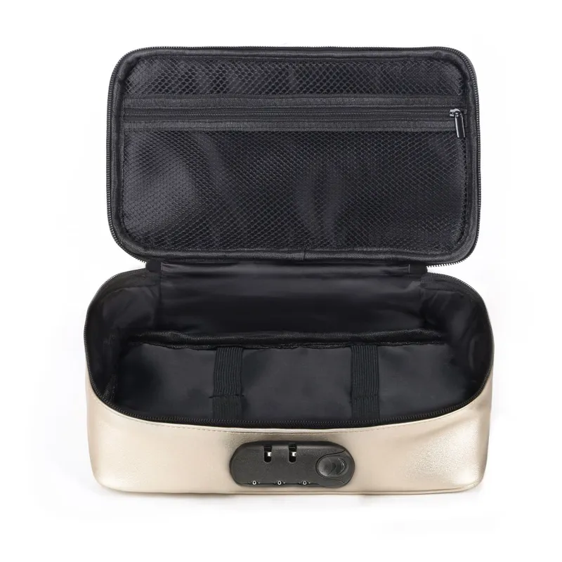Кейс для іграшок Dorcel DISCREET BOX LUXURY GOLD, кодовий замок, 27×16×7,62 см