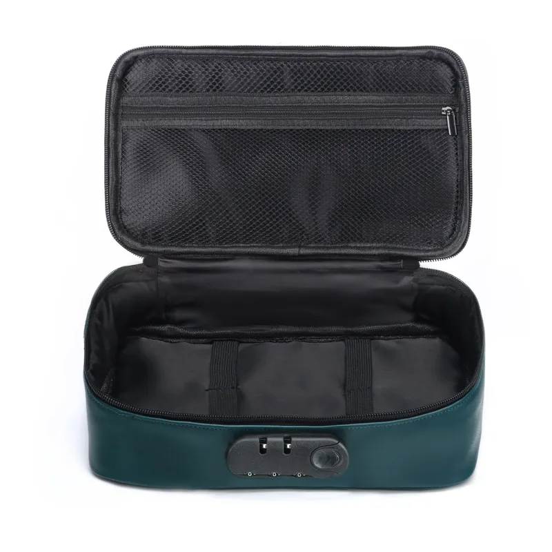 Кейс для іграшок Dorcel DISCREET BOX LUXURY GREEN, кодовий замок, 27×16×7,62 см