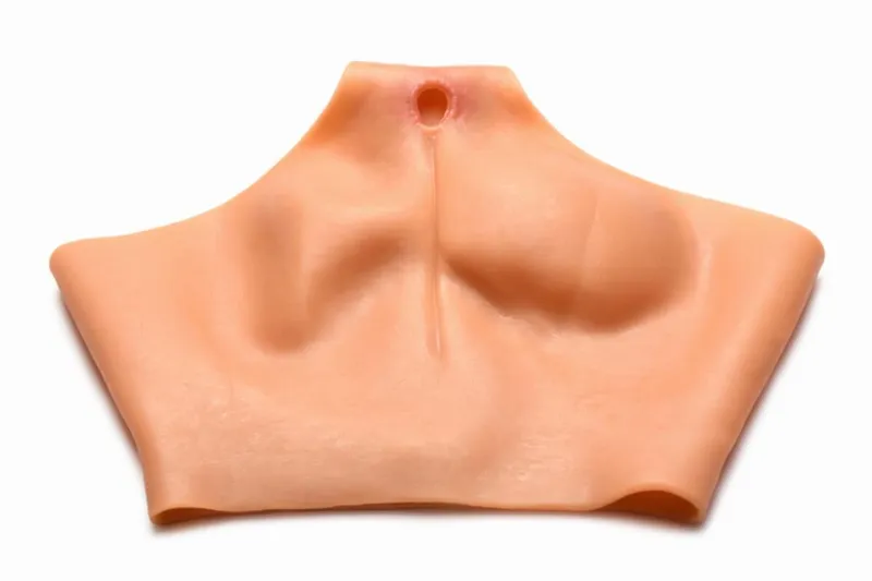 Накладна силіконова вагіна Master Series Silicone Vagina + Butt Panties, розмір Small
