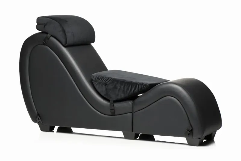 Секс-крісло з подушками Master Series Kinky Sex Lounge with Cushions - Black