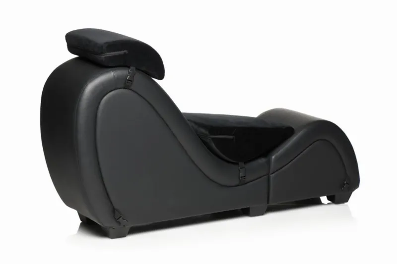 Секс-крісло з подушками Master Series Kinky Sex Lounge with Cushions - Black