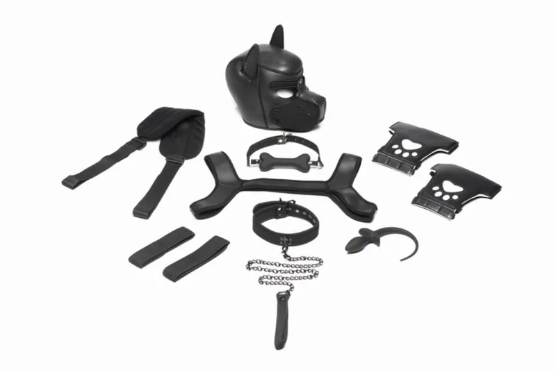 Набір BDSM аксесуарів Master Series Luxury Pup Arsenal Set - Black