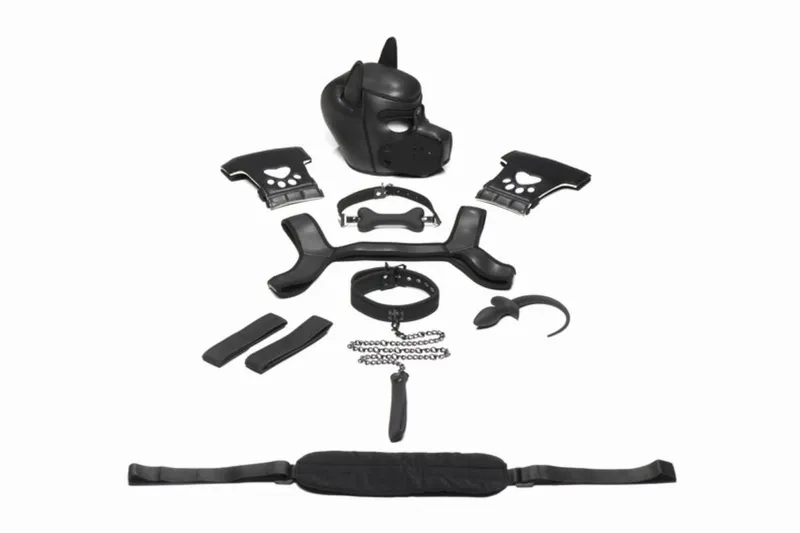 Набір BDSM аксесуарів Master Series Luxury Pup Arsenal Set - Black