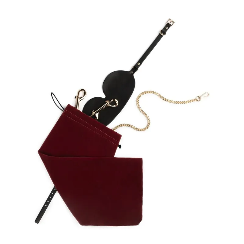 Набір для BDSM Bedroom Fantasies: Bondage Suitcase 13 Pcs, натуральна шкіра