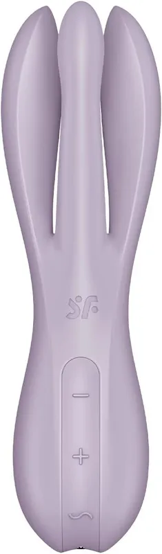 Кліторальний вібратор Satisfyer Threesome 2 Violet, 3 гнучкі пальчики, 3 мотори